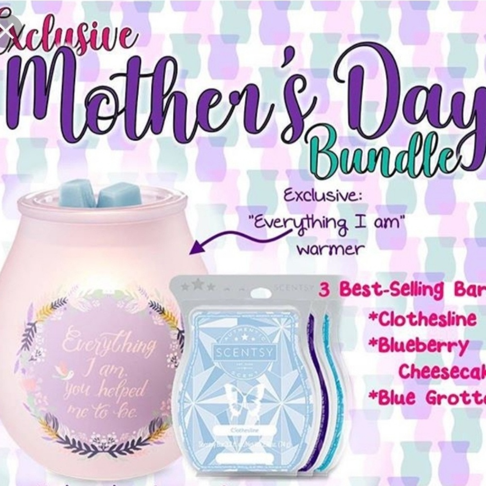 Scentsy Mother's Day Everything I Am Warmer Bundle